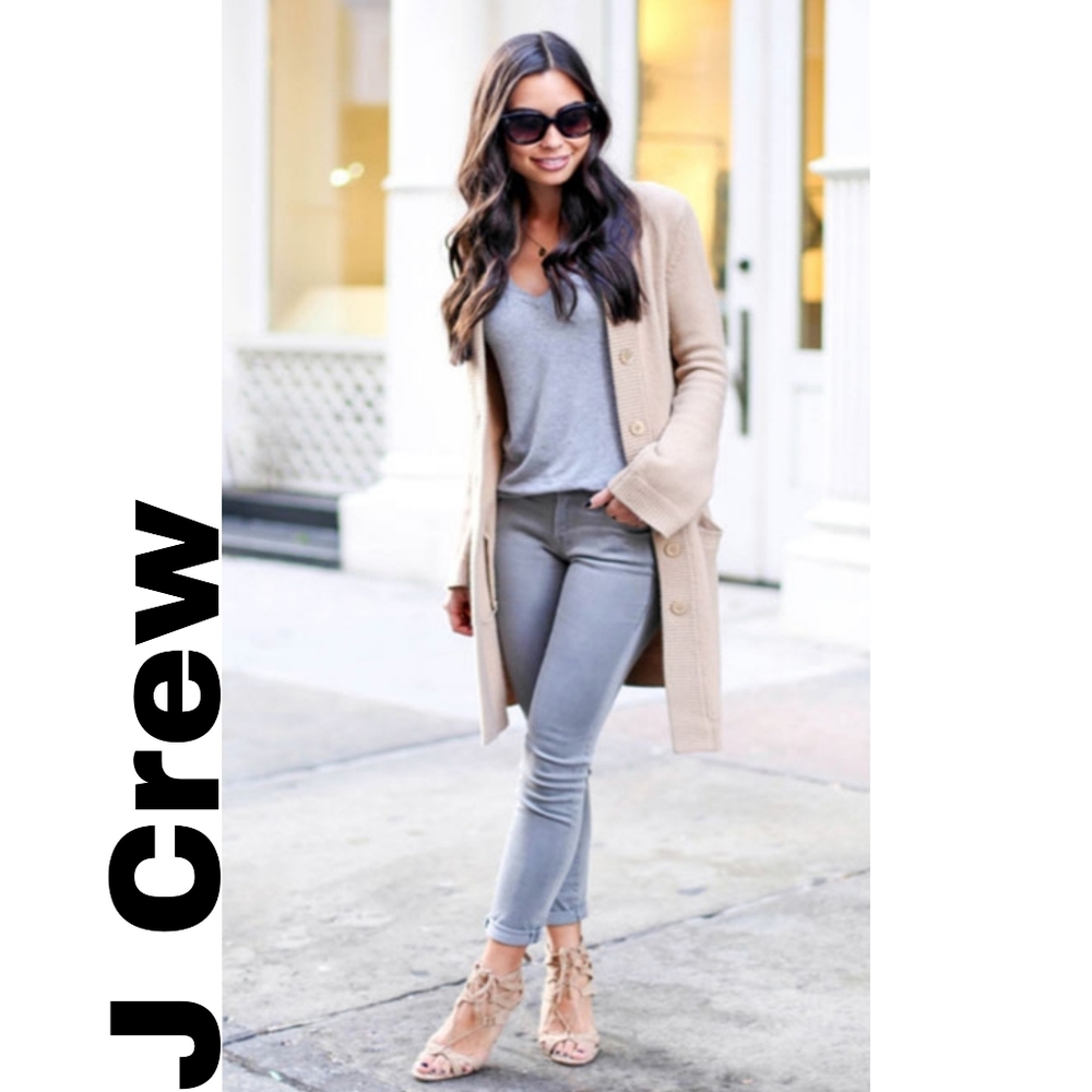 Gray skinny jeans J.crew